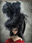 Wilde Imagination - Evangeline Ghastly - Birds of a Feather Hat - Accessory